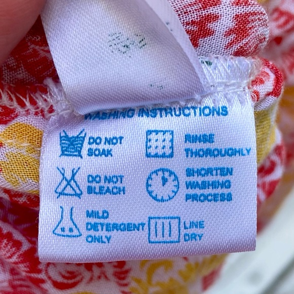 Poupette St. Barth Pink & Yellow Floral Mini Dress Tunic Cover-up Size S - Picture 9 of 15